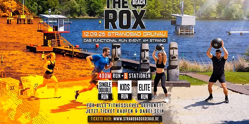 THE ROX BEACH - Das Functional Run Event im Strandbad Gr\u00fcnau