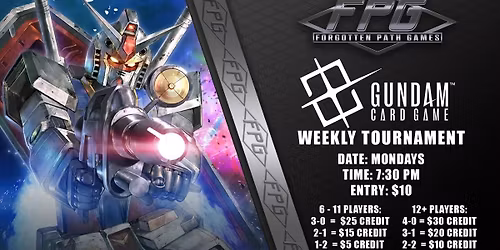 GUNDAM Card Game Weekly Tournament