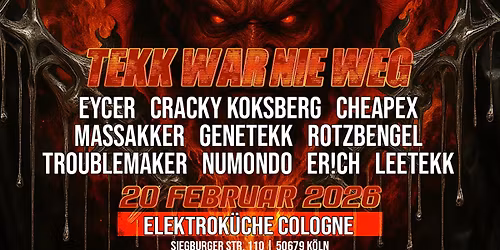 TEKK WAR NIE WEG