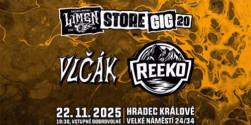 Limen Store Gig 20: Reeko (Selfish), Vl\u010d\u00e1k