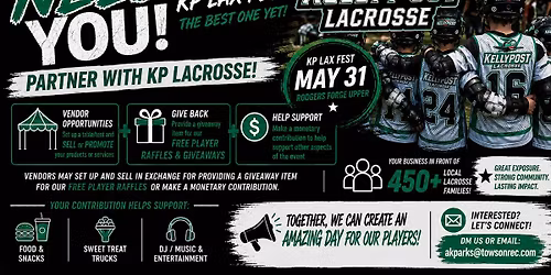 KP Fest (Kelly Post Boys Lax End of Season Celebration)