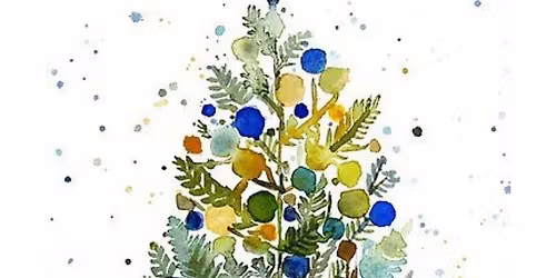 Adult Watercolor Study Group - Christmas Tree