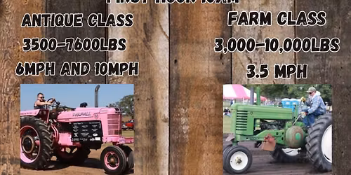 Weakend Antique Tractor Pull June 21st-Poplar Grove Airport