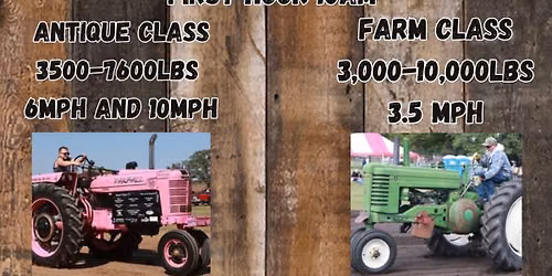 Weakend Antique Tractor Pull June 21st-Poplar Grove Airport