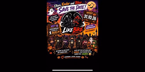 Halloween Ride Out mit der LikeBike Community 