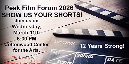 Peak Film Forum: March 11, 2026