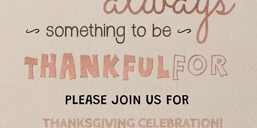 Thanksgiving Celebration