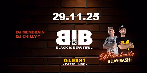 Black is Beautiful @ Gleis 1