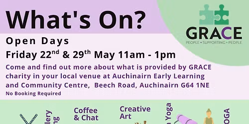GRACE Charity Open Day at Auchinairn Early Learning and Community Centre