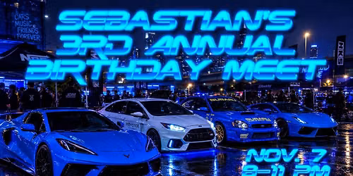 Sebastian's 3rd Annual Birthday Meet