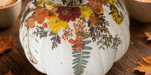 Pressed Flower Pumpkin Workshop