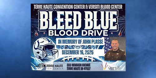 Versiti Blood Drive at the Terre Haute Convention Center! 