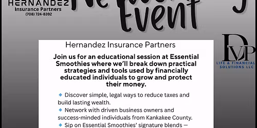 \ud83d\udcbc\ud83d\udca1Wealth & Wellness: Networking Night in Kankakee!\ud83c\udf1f