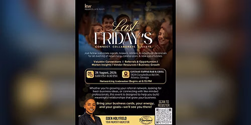 Last Fridays | Atlanta Real Estate Networking Event | Aug 28