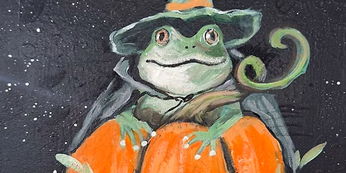 Pumpkin Frog Paint Night