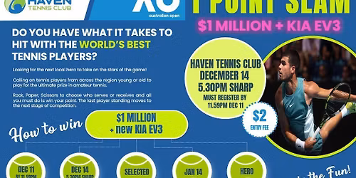 Haven Tennis Club 1 Point Slam