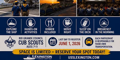 USS Lexington Overnight