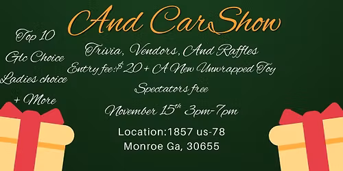 A Christmas Blessing Toy Drive & car and bike show