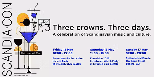 ScandiaCon 2026: Three Days of Celebrating Scandinavian Music & Culture!