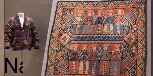Vev og mote: R\u00f8de tr\u00e5der i museets historie