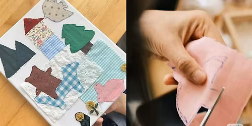 Creative Fabric Collage Workshop for Kids (4\u201318) | Texture & Imagination