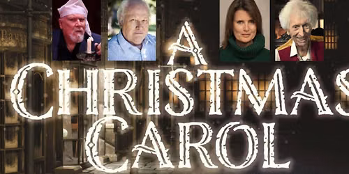 Live & live streamed - A CHRISTMAS CAROL radio play on stage, starring COLIN BAKER & SOPHIE ALDRED!