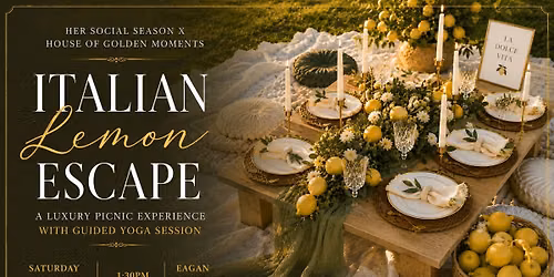 Italian Lemon Escape Luxury Guided Yoga + Picnic