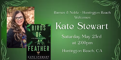 Kate Stewart celebrates BIRDS OF A FEATHER at Barnes & Noble - HB