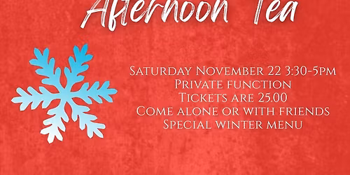 Winter Wonderland Tea Party