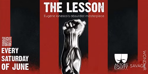 The Lesson, by Eug\u00e8ne Ionesco