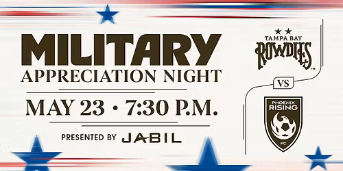 Rowdies vs Phoenix Rising FC | Military Appreciation 