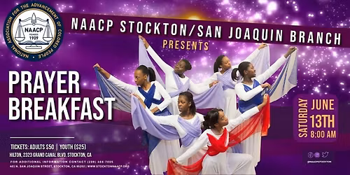 2026 NAACP  Stockton Branch Annual Prayer Breakfast
