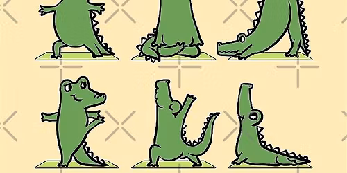 Yoga at the Zoo-Alligator