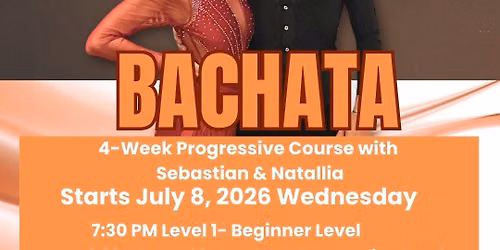 Join bachata progressive classes starting July 8th
