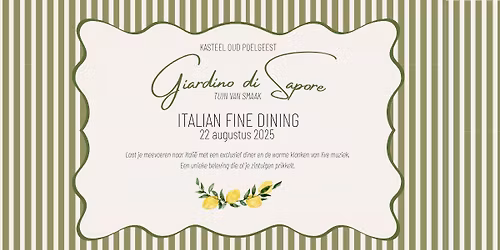 Italian Fine Dining 2025