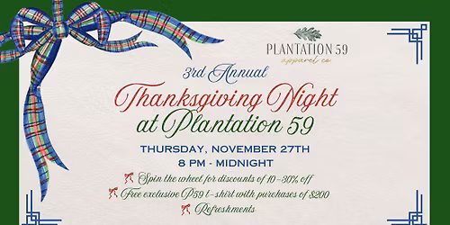 Thanksgiving Night at P59 \u2728\ud83e\udd0e
