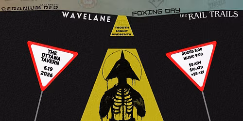 Geranium Red wsg\/ Foxing Day, Wavelane, & Willow Run Friday June 19th at The Ottawa Tavern