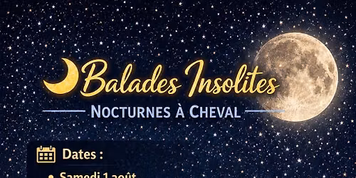 \ud83d\udc0e Balades nocturnes \u00e0 cheval 