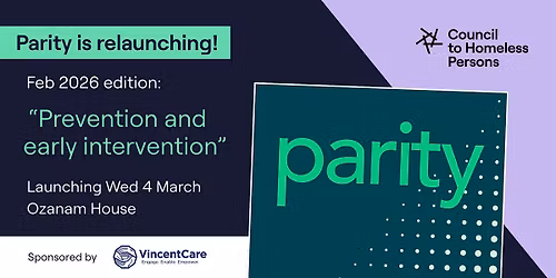 Launching! Parity: February 2026 \u201cprevention and early intervention\u201d