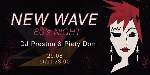 NEW WAVE 80's night