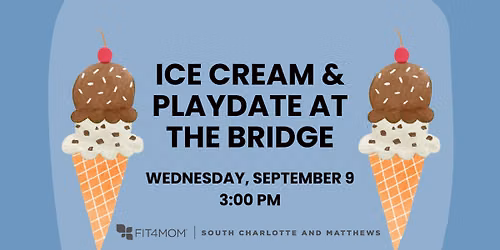 Ice Cream Meetup & Playdate | The Bridge Creamery & Soda Shop