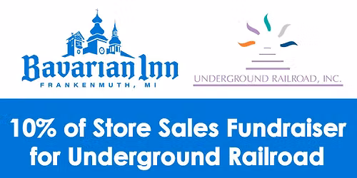 Store Sales Fundraiser for Underground Railroad Inc.