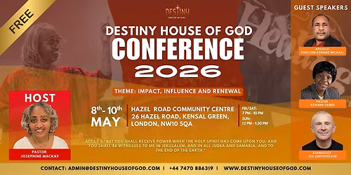 Destiny House of God Conference 2026