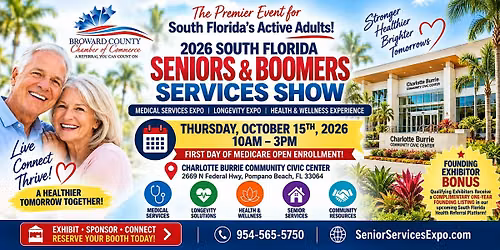 Boomers and Seniors Services Show, Medical Services, Longevity, Heath Fair