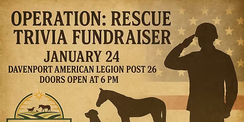 Operation: Rescue Trivia Fundraiser