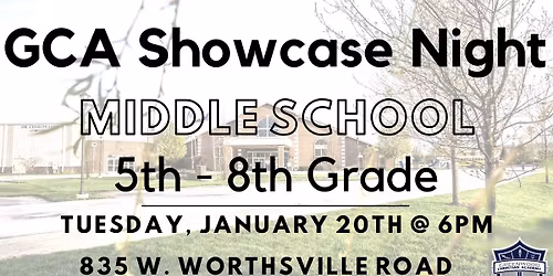 Middle School Admissions Showcase Night