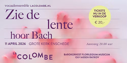 Zie de lente, hoor Bach.