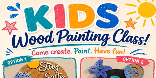 Kids Wood Painting Class