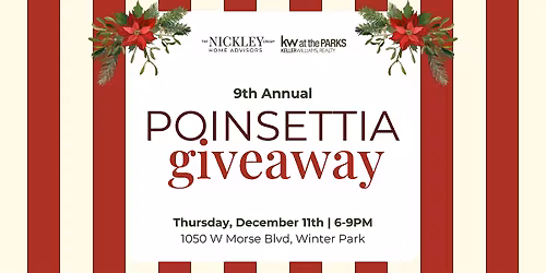 2025 Poinsettia Giveaway + Holiday Party