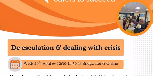WISE Workshop - De esculation & dealing with crisis